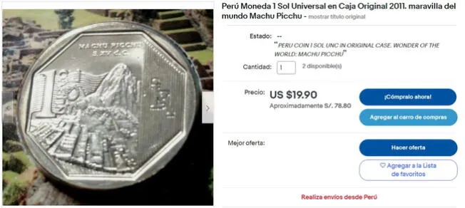 Moneda de un sol   