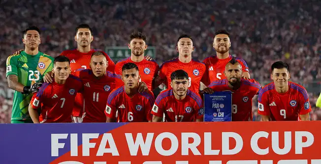 Selección chilena es penúltima en el ranking FIFA - Conmebol. Foto: X La Roja.   
