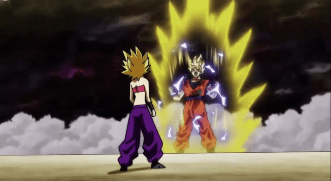 Dragon Ball Super: Gokú le muestra cómo es la transformación a Caulifla