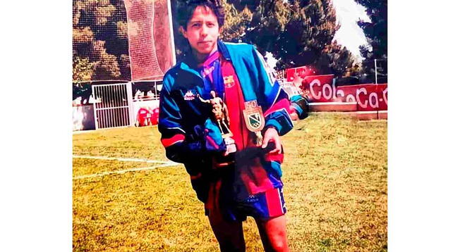 Roberto Merino y su recuerdo con el Barcelona.   