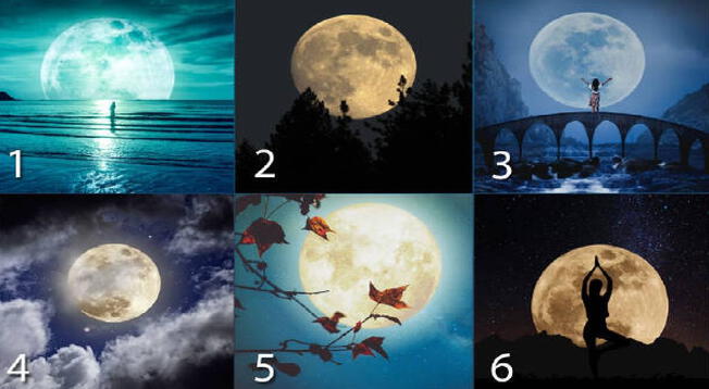 Escoge una de estas 6 imágenes de Luna y descubre cuál es tu personalidad.   