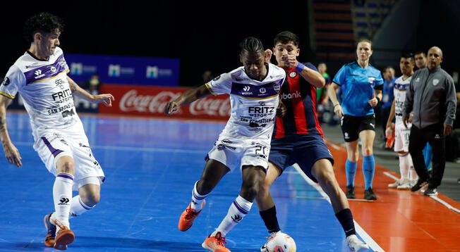 Panta Walon venci a San Lorenzo. Foto: Copa Libertadores de Futsal 