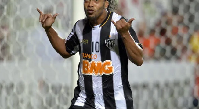 Ronaldinho se coronó el último miércoles campeón de la Recopa Sudamericana con el Atlético Mineiro.