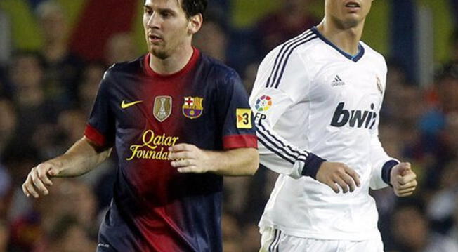 Cristiano Ronaldo y Lionel Messi se dedicaron elogios durante la gala del Balón de Oro 2014.
