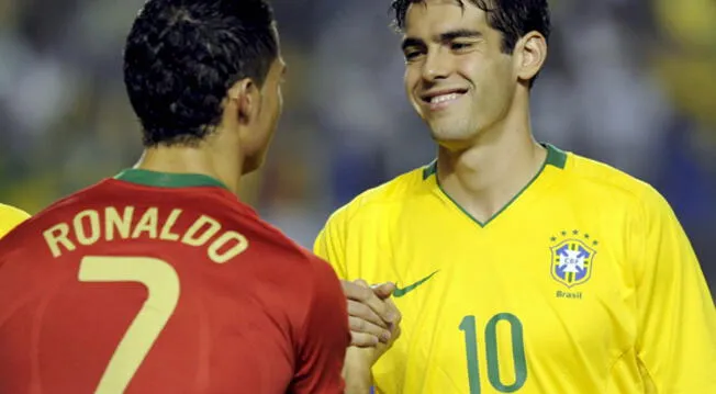 Kaká y Cristiano Ronaldo fueron compañeros en el Real Madrid entre 2009 y 2014.