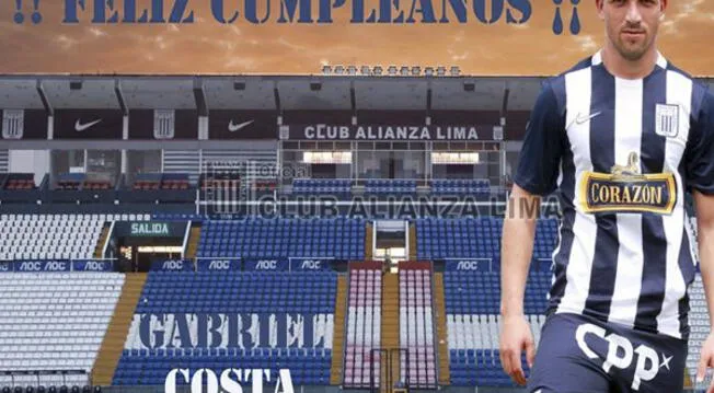 Alianza Lima: Gabriel Costa cumple 25 y los 'grones' lo saludan en las redes sociales