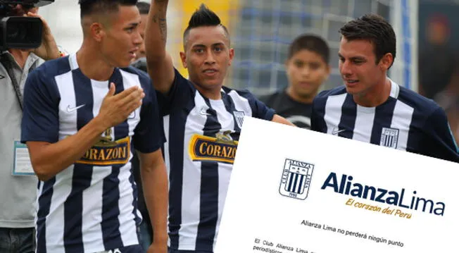 Alianza Lima desmintió pérdida de puntos por deudas a la Agremiación