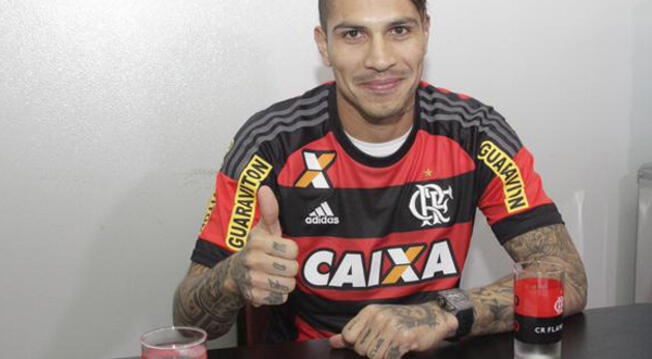 Paolo Guerrero: delantero peruano firmó contrato con el Flamengo de Brasil y jugará por tres años.
