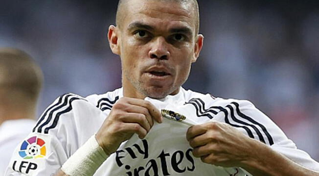Pepe anotó dos goles con el Real Madrid la temporada pasada.