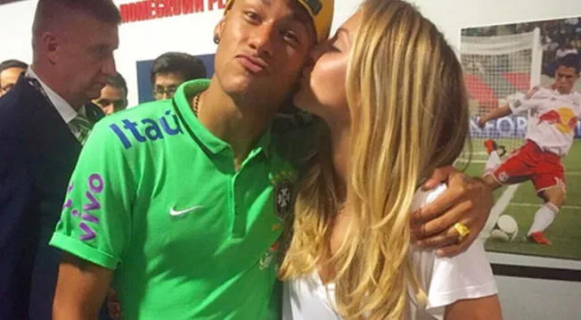 Neymar y la hermana gemela de la tenista Eugenie Bouchard se tomaron foto en Estados Unidos.