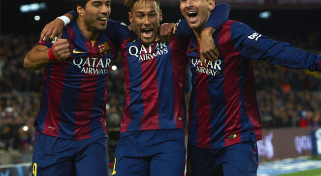 Luis Suárez, Neymar y Lionel Messi conforman el mejor tridente de la historia del fútbol.