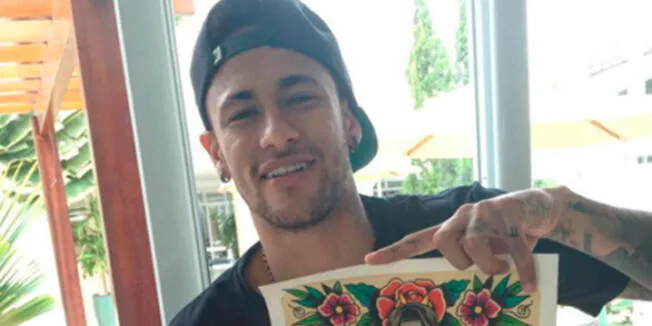 Neymar, el tatuado del Barcelona