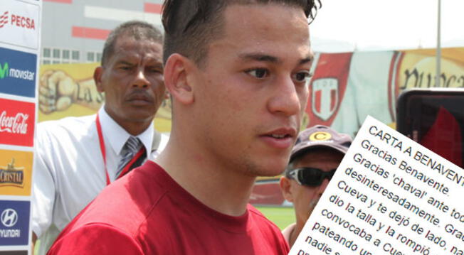 Cristian Benavente: una hincha le dedica emotiva carta por su 'postergación' en la Selección Peruana