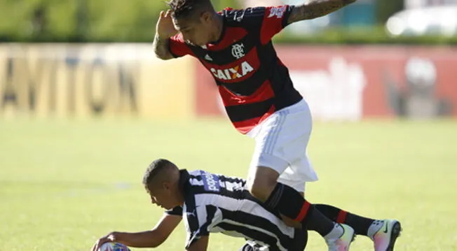 Con Paolo Guerrero, Flamengo empató 2-2 ante Botafogo por el Torneo Carioca.