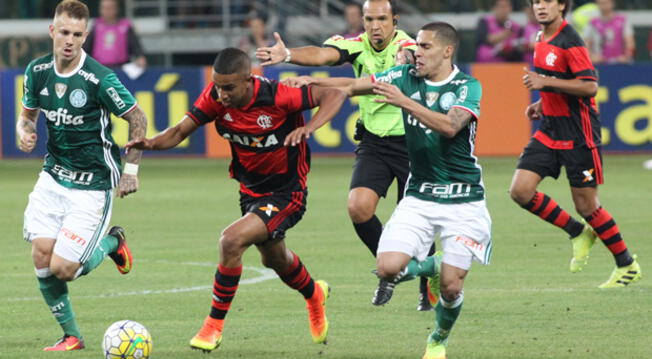 Flamengo empató 1-1 ante Palmeiras en partidazo por Brasileirao