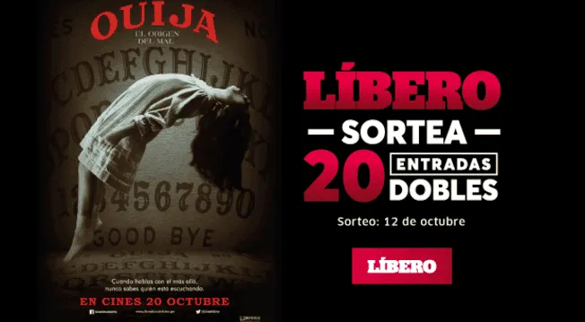 Líbero te invita a disfrutar del Avant Premiere de “Ouija, el origen del mal”, gana entradas dobles 