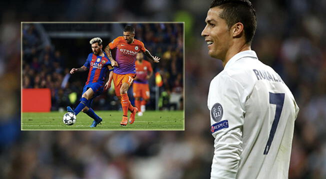 Cristiano Ronaldo estaba en 'otra' cuando Lionel Messi goleaba con Barcelona.