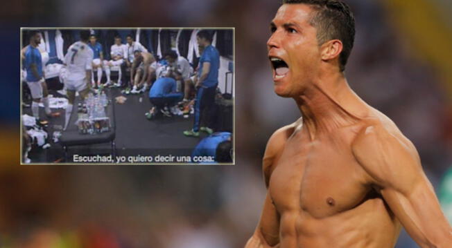 Cristiano Ronaldo dio una épica charla en el descanso de la Undécima.