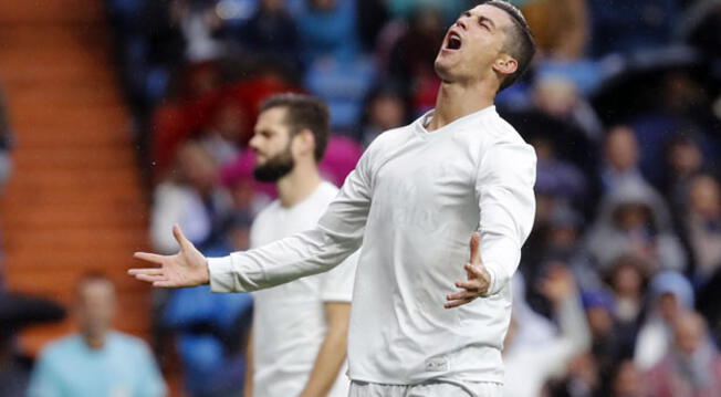 Cristiano Ronaldo terminó sentido tras el partido ante el Sporting Gijón. 