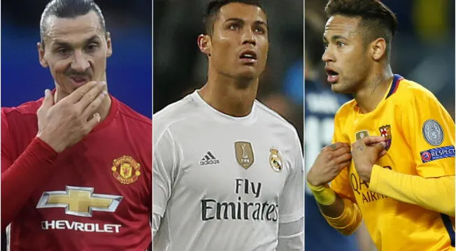 Zlatan Ibrahimovic, Cristiano Ronaldo y Neymar, protagonistas de las frases del 2016.