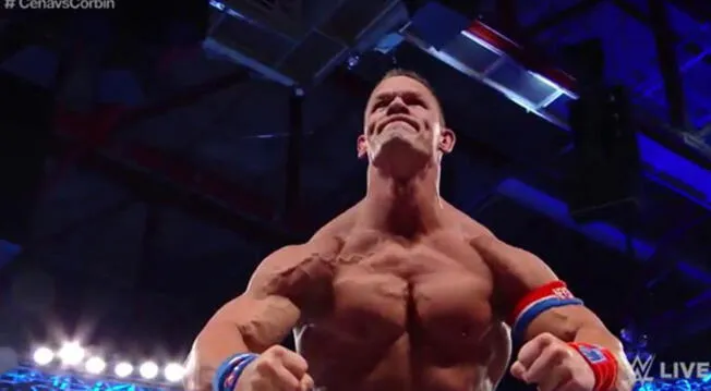 En WWE SmackDown Live, John Cena derrotó a Baron Corbin.