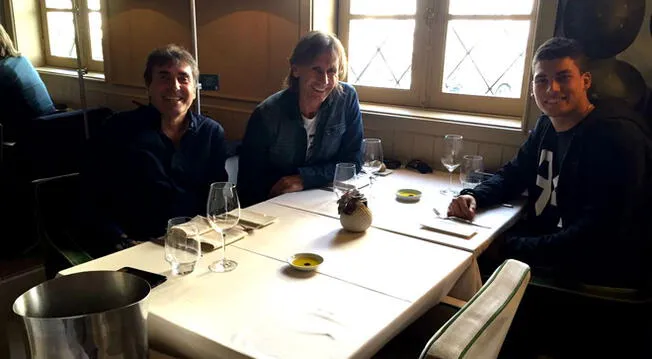 Ricardo Gareca y Néstor Bonillo se reunieron con Iván Bulos en Portugal