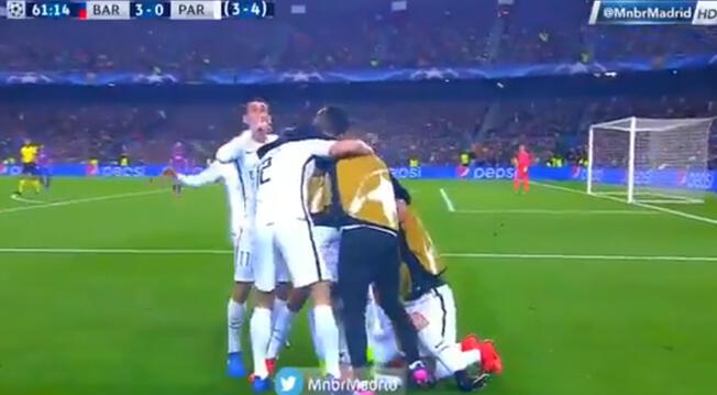 En el Barcelona vs PSG, Ángel Di María hizo un gesto de silencio hacia los hinchas del Camp Nou.