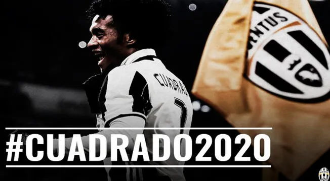 Juventus hizo efectiva la opción de compra y Juan Cuadrado es fichaje oficial hasta el 2020
