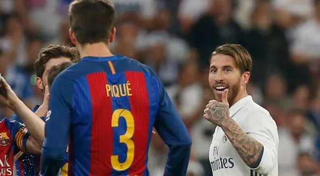 Sergio Ramos envió una entrada a Gerard Piqué para la final de la Champions League.