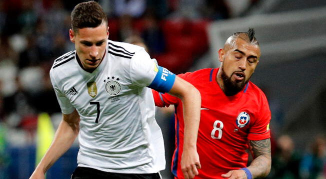 Chile actual campeón de América se enfrenta a Alemania que es vigente campeón del mundo