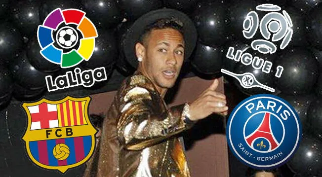 LaLiga de España y La Ligue 1 de Francia se enfrentarán por Neymar bajo el jurado de la FIFA. Foto: Agencias