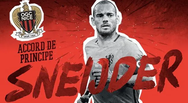 Wesley Sneijder deja Galatasaray y jugará al lado de Mario Balotelli en el Niza 