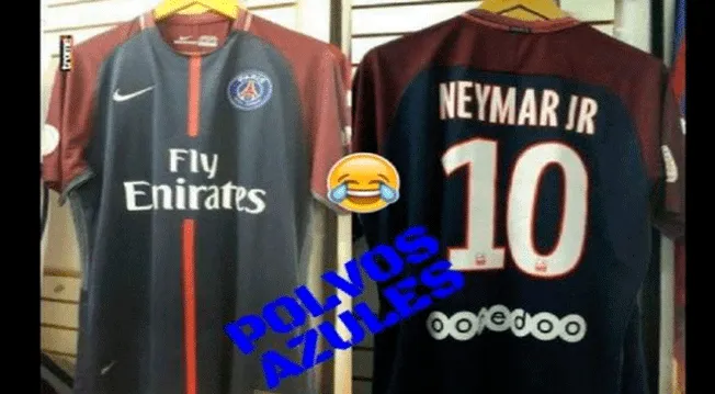Neymar: camiseta con la diez del PSG se vende a 35 soles en Polvos Azules