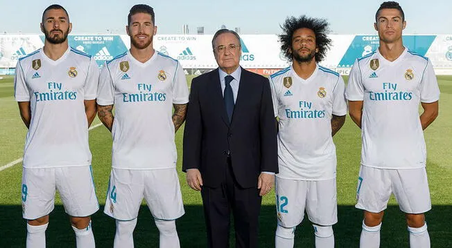 Real Madrid presentó a sus cuatro capitanes de la temporada