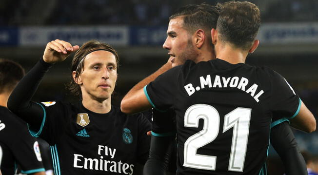 Real Madrid venció 3-1 a la Real Sociedad en la Liga Santander.