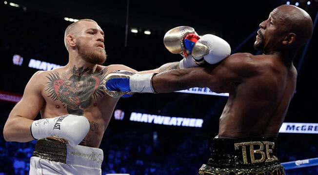 Conor McGregor estudia volver a pelear frente a Floyd Mayweather. Foto: AP