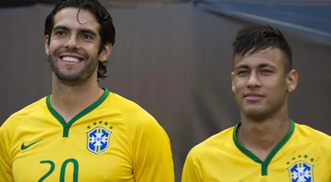 Neymar y su emotivo mensaje a Kaká: "Eres un gran ejemplo para mí"