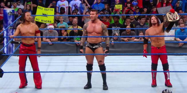 En WWE SmackDown Live, AJ Styles, Shinsuke Nakamura y Randy Orton ganaron su pelea.