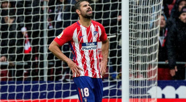 Diego Costa lleva dos goles en dos partidos desde su regreso al Atlético de Madrid. Foto: EFE