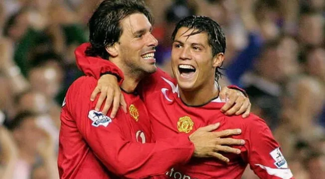 Ruud van Nistelrooy y Cristiano Ronaldo tuvieron una mala relación en el Manchester United. Foto: Internet/Medios