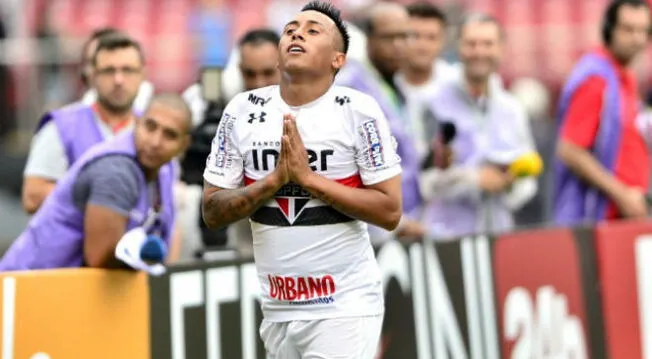 Christian Cueva buscará un nuevo gol para el Sao Paulo. Foto: SaoPaulo.net / Facebook