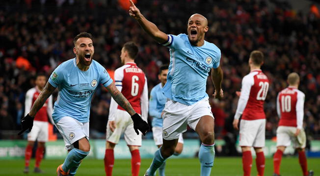 Manchester City es campeón de la Copa de la Liga inglesa tras golear 3-0 al Arsenal