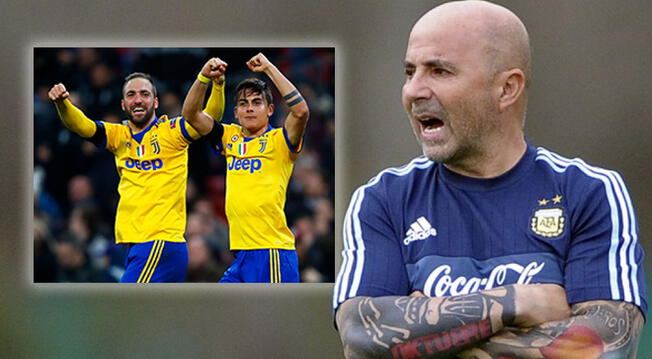 Jorge Sampaoli elogió a Gonzalo Higuaín y Paulo Dybala