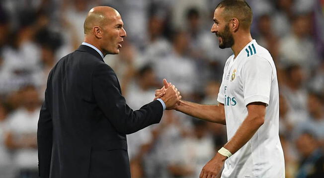 Zidane desea que Karim Benzema siga en el Real Madrid.