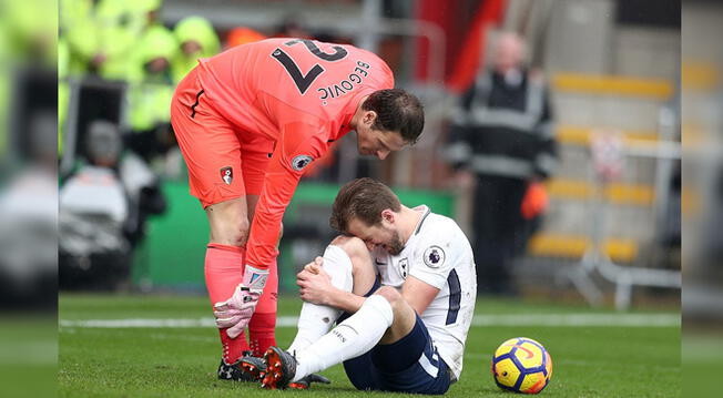 Kane se lesionó durante el partido ante Bournemouth por la Premier League 