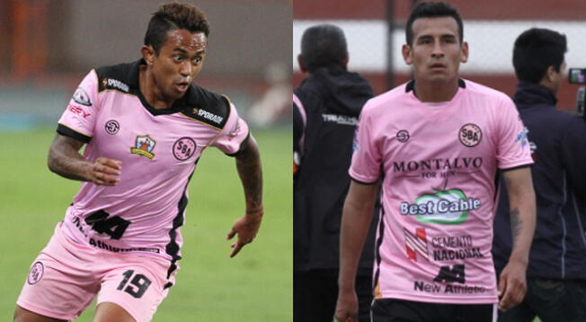 Joazinho Arroé y Manuel Contreras, jugadores del Sport Boys.