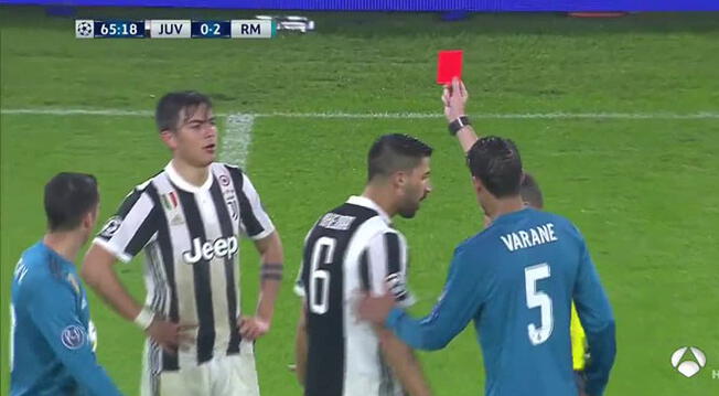 Real Madrid vs. Juventus: Paulo Dybala recibió la tarjeta roja tras una criminal falta a Dani Carvajal [VIDEO]