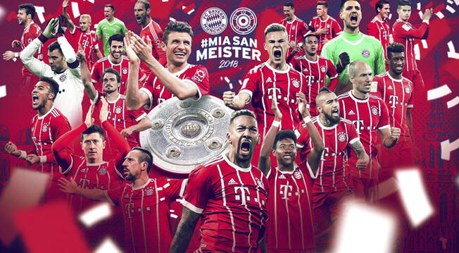 Bayern Múnich salió campeón por sexta vez consecutiva. Foto: Bayern