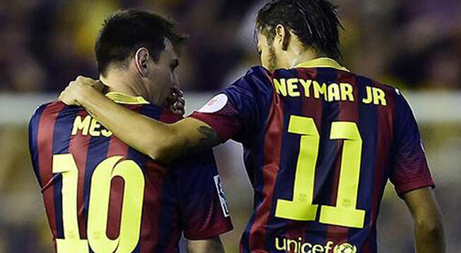 Lionel Messi aconsejó a Neymar para que encuentre su fútbol. Foto: EFE