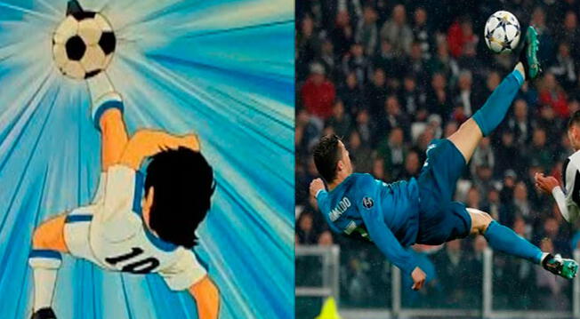 Cristiano Ronaldo y Oliver Atom.
